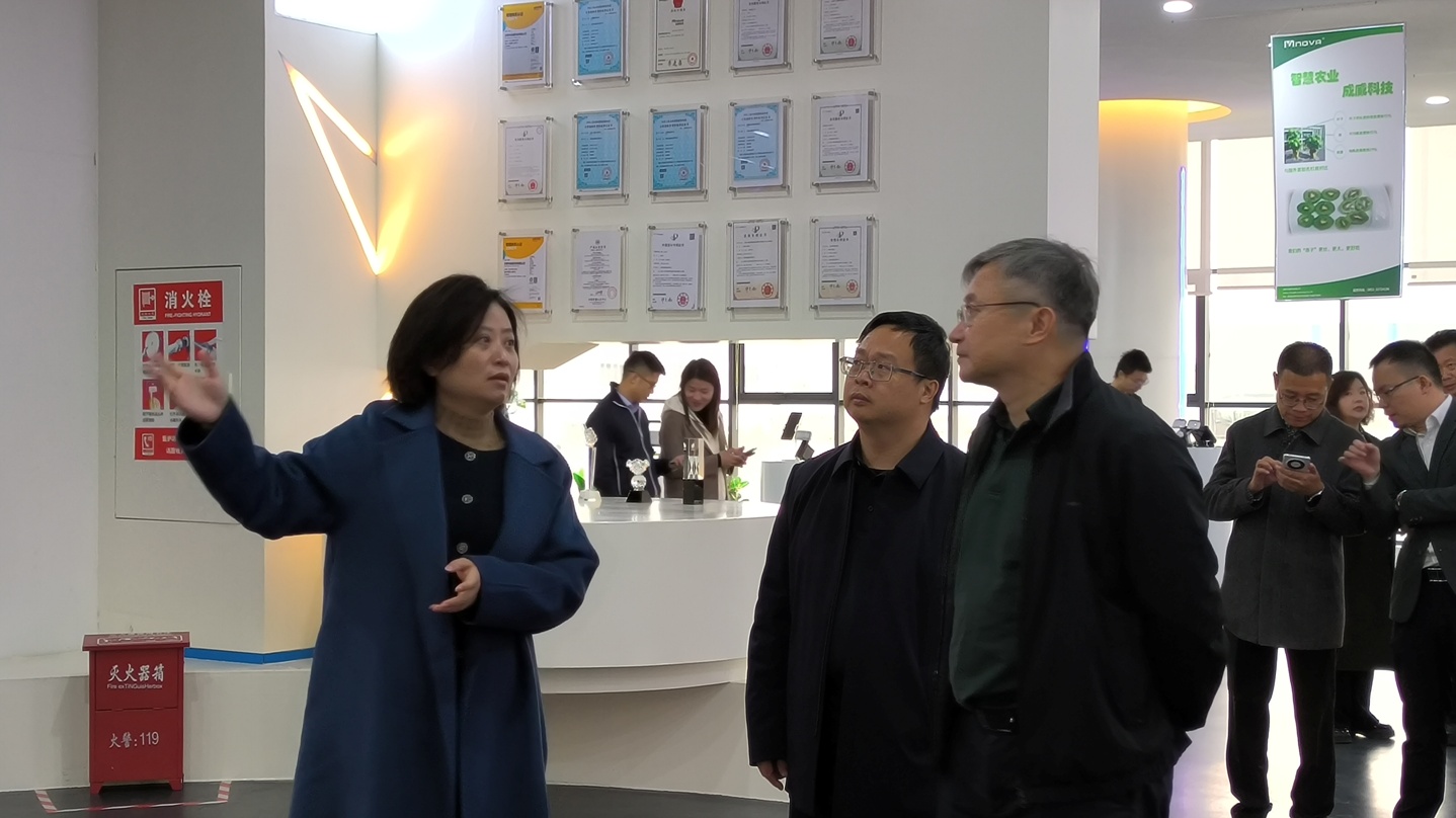 2023年11月13日，廣州市政府副秘書長高裕躍一行到成威科技調(diào)研